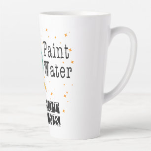Verf water Drink niet Latte Mok
