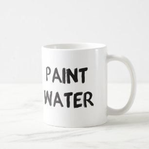 Verf water koffiemok