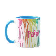 Verf Water? Regenboog Druppels Mok