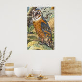  verfafdruk met scharnieren poster (Keuken)