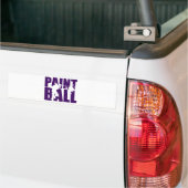 Verfbal Bumpersticker (Op Truck)