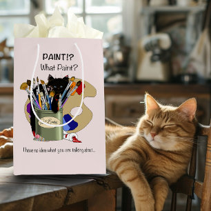 verfborstels pallet zwart kitten artiest medium cadeauzakje