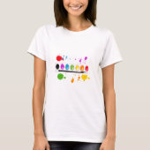 verfdoos met splatters t-shirt (Voorkant)