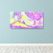 Verfdromen Verspreide schilderafdrukken Canvas Afdruk (Insitu (Houten vloer))