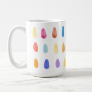 verfdruppels origineel kleurpatroon koffiemok