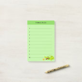 Verfijn de fijne krokodillendingen die je moet doe post-it® notes (Op bureau)