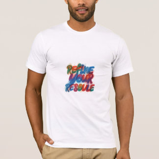 Verfijn uw resolutie t-shirt