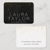 Verfijnd Goud Stof Visitekaartje (Voorkant / Achterkant)