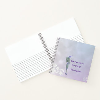 Verfijnd kalm spiraalnotitieboek notitieboek