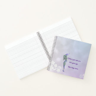 Verfijnd kalme spiraalschrift notitieboek