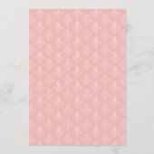 Verfijnd klassiek script zwart roze menu (Achterkant)