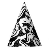 Verfijnd pet voor feestjes feesthoedjes (Achterkant)