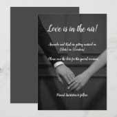 Verfijnd Save the Date bericht Kaart (Voorkant / Achterkant)