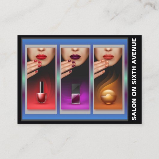 Verfijnd Visitekaartje van Salon (Voorkant)