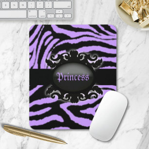 Verfijnd Zebra Print monogram Muismat
