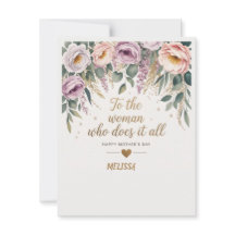 Verfijndde Moederdagkaart