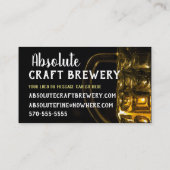 Verfijnde brouwerij voor de Mok van bier Visitekaartje (Achterkant)