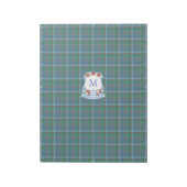 Verfijnde Christmas Crest Tartan A7 Envelope Liner Notitieblok (Gedraaid)
