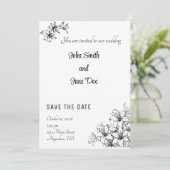 Verfijnde Elegantie Bloemstuk Kaart (Staand voorkant)