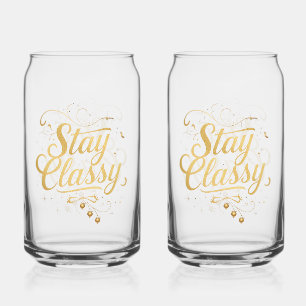Verfijnde en Chic Inspirerende Typografie Blikvorm Glas