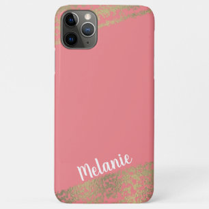 Verfijnde Folie Gouden Randen Elke Kleur iPhone 11 Pro Max Hoesje