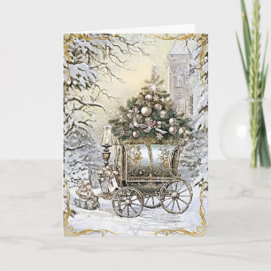 Verfijnde gouden elegantie kaart