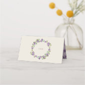 Verfijnde klassieke Violet Floral Wedding (Achterkant)