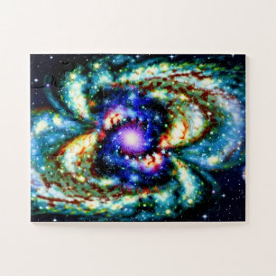Verfijnde leuke kosmische galaxy night sky party legpuzzel