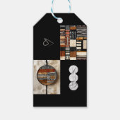 Verfijnde luxe Afrikaans-Caribisch Cadeaulabel (Voorkant)