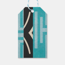 Verfijnde luxe Afrikaanse Caribische eilanden Cadeaulabel