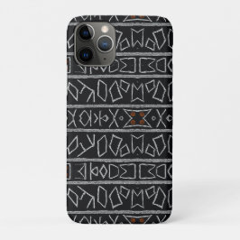 Verfijnde Luxe Afrikaanse Caribische Modderdoek iPhone 11 Pro Hoesje