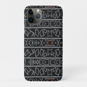 Verfijnde Luxe Afrikaanse Caribische Modderdoek iPhone 11 Pro Hoesje
