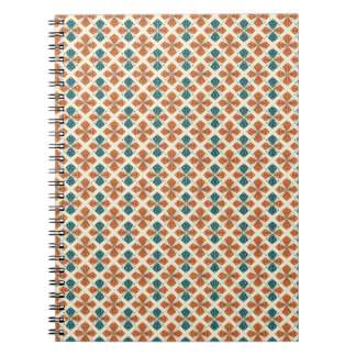 Verfijnde Mid-Century Modern atomaire stervormige Notitieboek