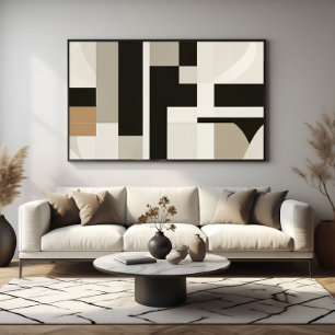 Verfijnde Neutrale Geometrie Poster