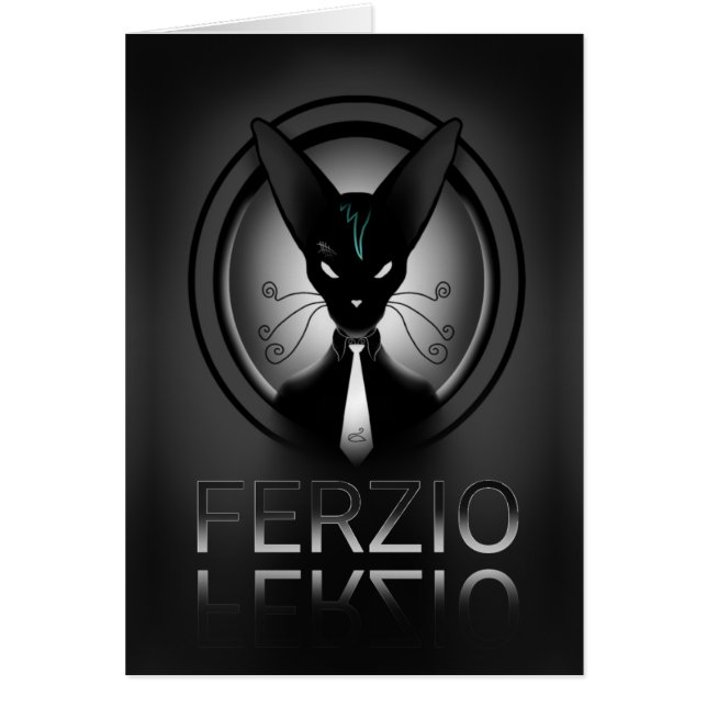 Verfijnde Punk kat (Voorkant)