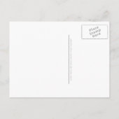 verfijnde QR-code: zwart-witte halftone Uitnodiging Briefkaart (Achterkant)