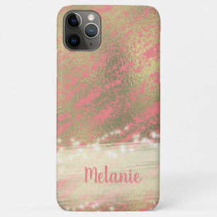 Verfijnde Roze Folie Glitterige Sweet 16 iPhone 11 Pro Max Hoesje
