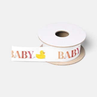 Verfijnde rubber Duck Baby shower Ribbons Lint