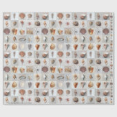 Verfijnde schalen cadeaupapier (Vlak)