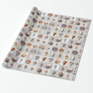 Verfijnde schalen cadeaupapier