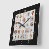 Verfijnde schalen vierkante klok (Hoek)