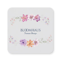 Verfijnde Waterverf Elegante Botanische Bloemen