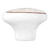 Verfknop in de rack keramische knop (Zijkant)