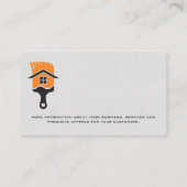 Verfkwast Huis Logo | Timmerman Visitekaartje (Achterkant)