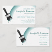 Verfkwast Tool Visitekaartje (Voorkant / Achterkant)