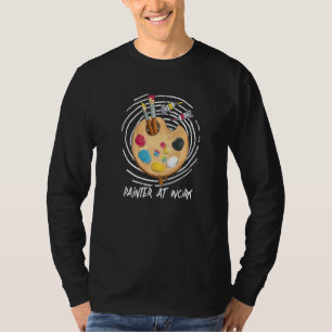Verfpalette Lakverf Schilderen T-shirt