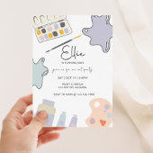 Verfpartij, Kunstverjaardag, Om het even welke lee Kaart