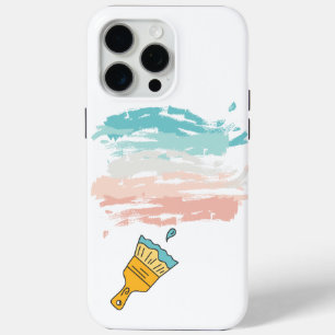 verfpenseel iPhone 15 pro max hoesje