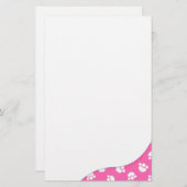 Verfprinters Verrassend warm roze Briefpapier (Voorkant / Achterkant)