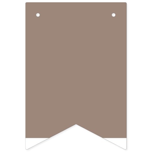 Verfraai uw woonkamerstijl met een bruine vlaggetjes (Eerste vlag)